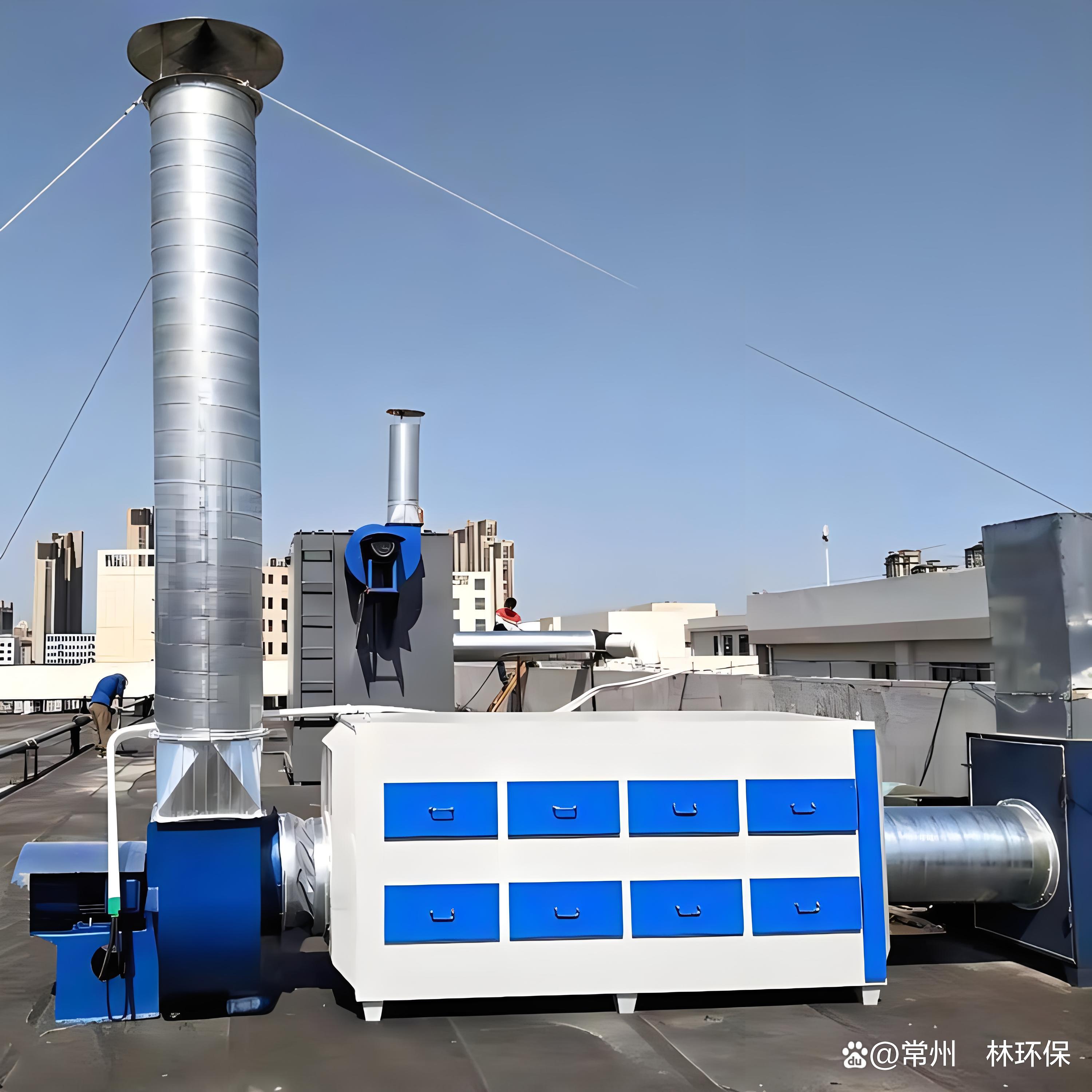 樹(shù)脂加工廠(chǎng)廢氣處理除味環(huán)保凈化過(guò)濾箱